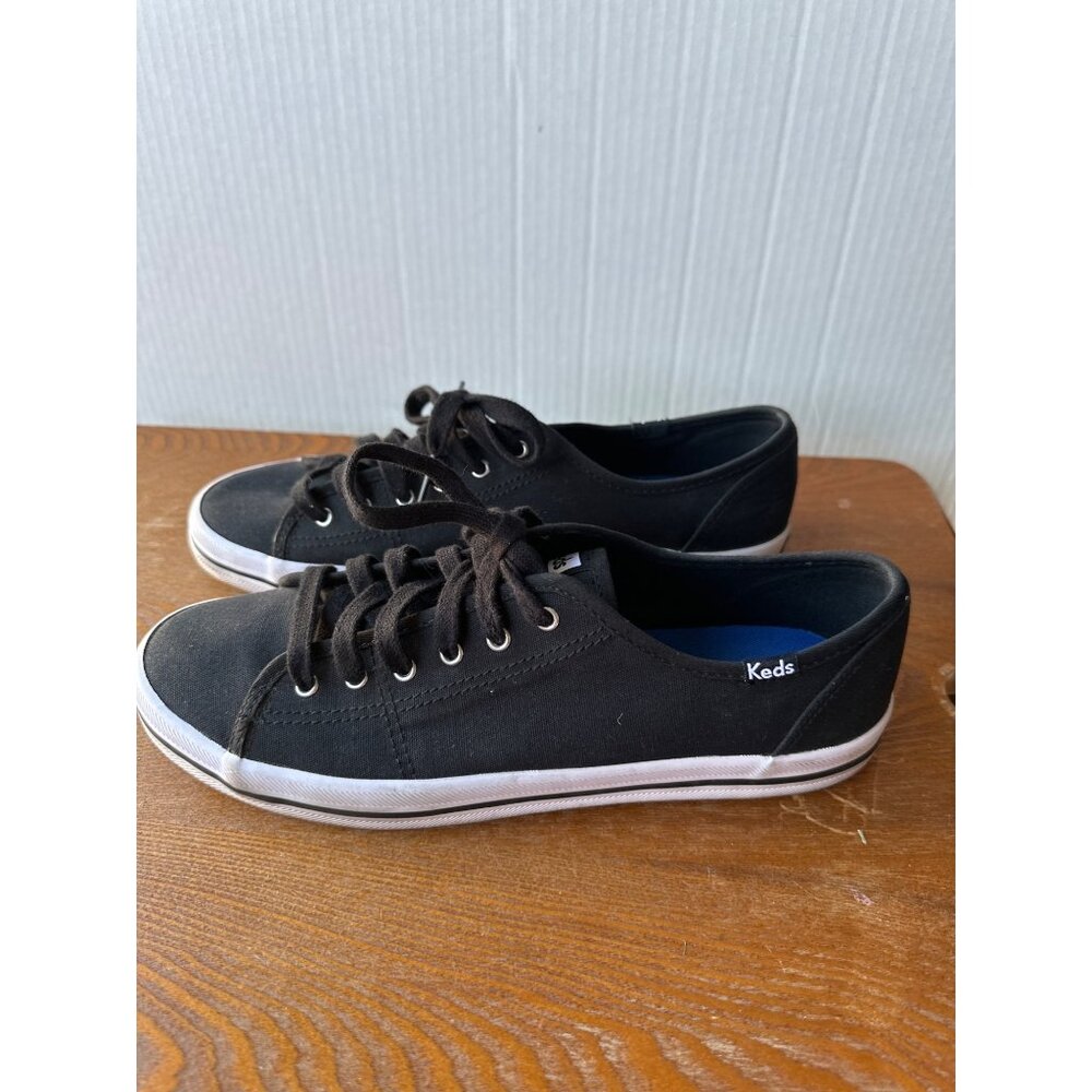 Keds Women's Canvas Black Fashion Sneakers Size 9 Eur 40 Sku 2939